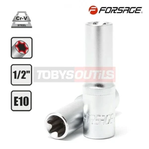 E10 1/2" E-TORX E-10 TORX Female Cr-V L75mm FORGING Long Socket F-5767710 - Picture 1 of 3