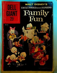 Dell Giant 38 Walt Disney's Donald Duck & His Nephews Family Fun 1960 - Picture 1 of 2