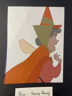 SLEEPING BEAUTY Animation Cels Walt Disney Production Art Screen Used FLORA - Image 1 of 4