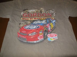 Vintage Jeff Gordon DuPont Motorsports Monte Carlo beige size XL Chase t-shirt - Picture 1 of 3