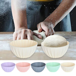 Sourdough Bread Proofing Bowls Silicone Baking Fermentation Basket Kitchen Tools