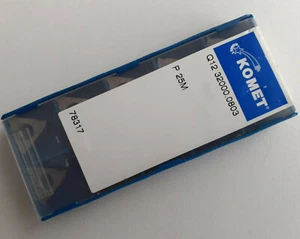 ABVERKAUF! WENDESCHNEIDPLATTEN 10 x KOMET Q12 32000.0803 / TNAA1606ZZ. R-P25M - Bild 1 von 1
