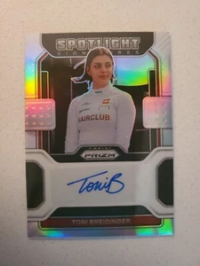 TONI BREIDINGER 2022 Panini Prizm Spotlight Silver Racing Nascar Autograph Nrmt - Picture 1 of 3