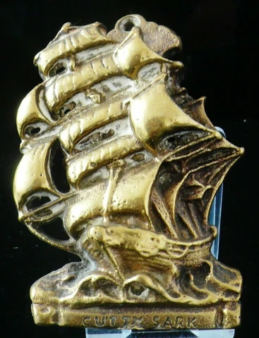 Antique/Vintage Brass Door Knocker, Cutty Sark Cover
