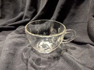 Hazel Atlas "Teardrop" Ersatzglas Tasse, 3 1/4" D - GEBRAUCHT  - Bild 1 von 11