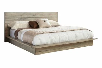 Cama plataforma king de madera recuperada RENOVACIÓN  Foto 1 de 2