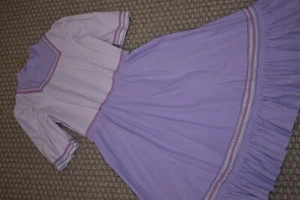 Edwardian Teen Dress Music Man Costume - Lavendar High Neck - S - Picture 1 of 9