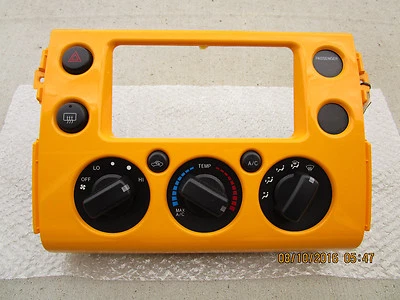 07-12 TOYOTA FJ CRUISER 4.0L V6 AIRE ACONDICIONADO CALENTADOR TEMPERATURA CLIMATIZADOR AMARILLO Foto 1 de 4