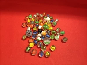 Lotto Biglie Di Vetro - Varie Dimensioni E Colori - Foto 1 di 4