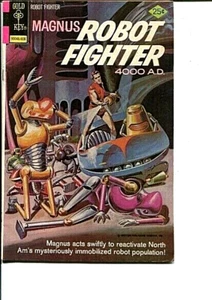 MAGNUS ROBOT FIGHTER 44 VF- PAINTED COVER MANNING 1976 - Picture 1 of 2