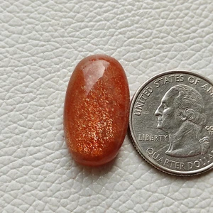 Designer Golden Flashy Sunstone Loose Cabochon Smooth Polished Gemstone C3580 AU - Imagen 1 de 4