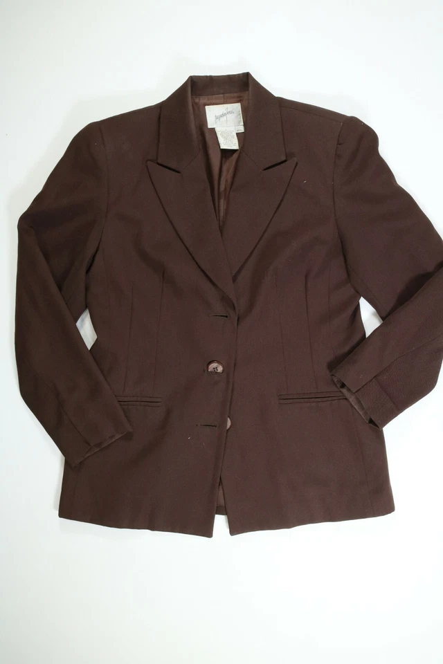 Blazer mujer Jacqueline Ferrar marrón talla 6 usado en excelente estado Foto 1 de 4