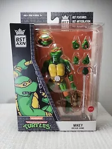 BST AXN TMNT Teenage Mutant Ninja Turtles Mikey Michelangelo Arcade Game Figure - Picture 1 of 8