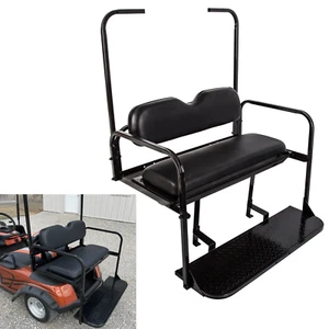 Golf Cart Rear Seat Kit w/ Roof Support For 1995-Up EZGO TXT Freedom T48 Valor - Picture 1 of 14