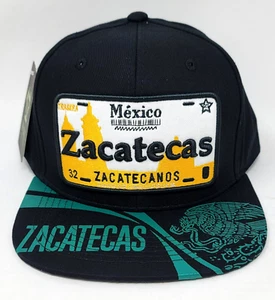 ZACATECAS Snapback Cap Hat Mexico Mexican Eagle Aguila Flag Adult OSFM NWT - Picture 1 of 2
