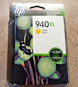 GENUINE NEW HP 940XL Yellow Ink Cartridge Exp 4/17 - Picture 1 of 1