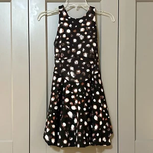 Lululemon Court Crush Tenniskleid gekreuzte Träger integrierte Shorts Haze Dot Größe 2 - Bild 1 von 9