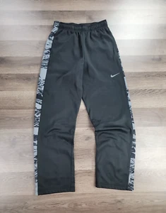 Nike Sweatpants Boys Extra Large Black Fleece Swoosh Logo Jogger Gym Warmup XL - Picture 1 of 13