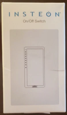 INSTEON  2477S Switch Linc On / Off (white) 17amps (NIB) with quick Guide 29HH6 - Image 1 of 4