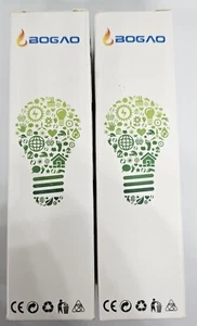2 Pack Bogao Candelabra Bulb LED12W White 6000K -E12 Candle Bulbs NEW - Picture 1 of 2