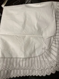 martha stewart embroidered euro pillow sham - Picture 1 of 6
