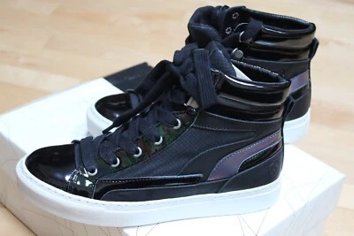 BRONX 高帮 K-TOWN 女式黑色运动鞋休闲鞋 尺码 39 8.5 US — 第 1/4 张图片