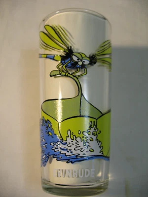 1977 Vintage EVINRUDE Glass Pepsi The Rescuers Collector Series Walt Disney Foto 1 de 4