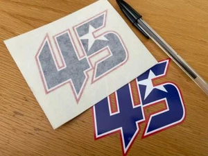 Scott Redding Race Number 45 (Small Pair)  - UK SELLER - Picture 1 of 1