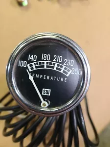 Stewart Warner 82210-60 Std Mech Water Temp Gauge-60 Inch Capillary - Picture 1 of 2