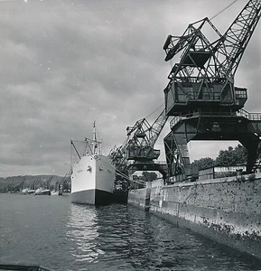 ROUEN  c. 1955 - Croiseur Cuirassé le "Fylgia"  Port  Seine Maritime - Div 10656 - Picture 1 of 2