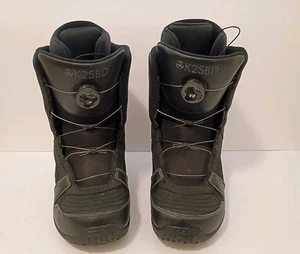 Botas de snowboard negras K2 Outlier BOA para hombre talla 12 K2SBD - Usadas - Imagen 1 de 9