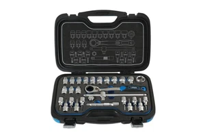 Strumenti Laser Metrici Go Thru Presa Set 1/2"D 28pz Inc Torx e Punte Esagonali 7054 - Foto 1 di 1