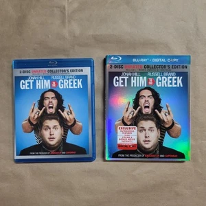 Get Him To The Greek Blu-ray + Bonus Disc 2-Disc Set Jonah Hill Russell Brand - Foto 1 di 3