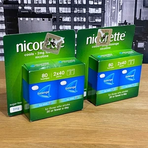 5 x Nicorette Cools 2mg Icy Mint Lutschtabletten Nikotin Rauchhilfe (400 Lutschtabletten) - Bild 1 von 14