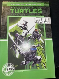IDW Monthly Title Catalog April 2025 Teenage Mutant Ninja Turtles Comic Magazine - Picture 1 of 3