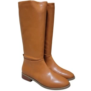 Aerosoles Women Berri Knee High Riding Boots Size US 11M Tan Brown Faux Leather - Picture 1 of 7