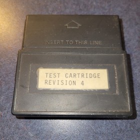 VECTREX TEST CARTRIDGE REVISION 4 FOR THE VECTREX SYSTEM ULTRA RARE