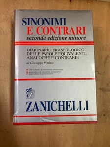 Sinonimi e contrari seconda edizione minore Zanichelli - Foto 1 di 1