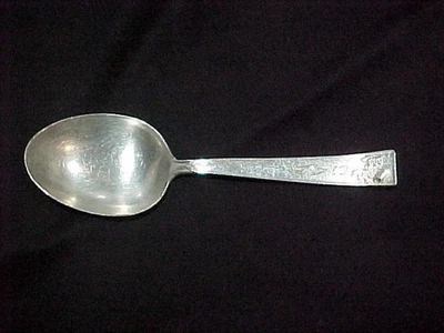 Cuchara bebé vintage Webster WEB Sterling hojas de desplazamiento Foto 1 de 4