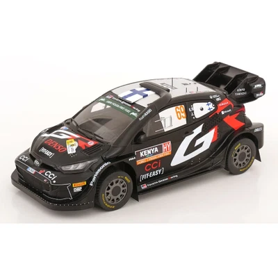 TOYOTA YARIS WRC N.69 SAFARI RALLY KENYA 2024 ROVANPERA-HALTTUNEN 1:18 Ixo Model - Immagine 1 di 3