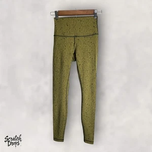 Lululemon Womens Wunder Under High Rise Tight Luxtreme Dark Olive Leggings Sz 4 - Picture 1 of 6