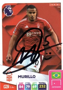MURILLO SIGNED NOTTINGHAM FOREST 2025 PANINI ADRENALYN XL TRADING CARD+COA - Picture 1 of 1