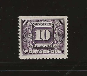 Kanada Scott #J5 postfrisch 1906 Portogebühren 10c violett og gerader Rand - Bild 1 von 2