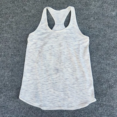 Camiseta sin mangas Lululemon Essential espalda deportiva entrenamiento espacial tinte ligero talla 6/8 Foto 1 de 4