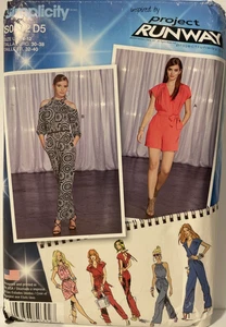 Sewing Pattern #S0392 Runway Designs Jumpsuite with Variations Sz 4-12 Uncut - Picture 1 of 3