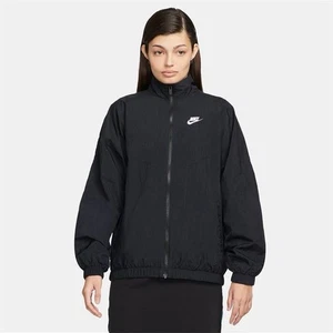 Chaqueta tejida Nike Sportswear Essential Windrunner talla S DM6185-010 negra nueva sin etiquetas - Imagen 1 de 2