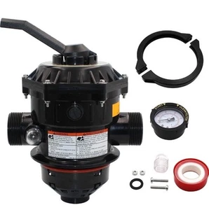 262506 1-1/2-Inch 6-Way Clamp Style Valve Replacement for with Pool Sand Filter - Picture 1 of 6