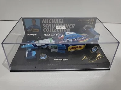 MINICHAMPS MICHAEL SCHUMACHER 1/43 BENETTON RENAULT B195 #1 1995 510954301 - Photo 1/4