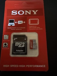 256GB SONY Micro SD Card High-Speed SDXC1 Speicherkarte C10 U1 TF Memory Card - Bild 1 von 1