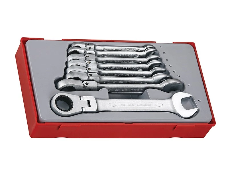 Teng TT6508RF Flexible Ratchet Spanner Set, 8 Piece TENTT6508RF - Image 1 of 1